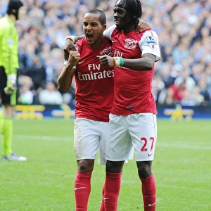 Theo Walcott and Gervinho's Goal Celebration: Chelsea vs. Arsenal (2011-12)