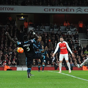 Theo Walcott Scores First Goal: Arsenal vs Manchester City, Premier League 2015-16