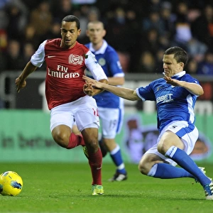 Theo Walcott Surges Past Gary Caldwell: Wigan Athletic vs. Arsenal, Premier League 2011-12