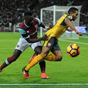 Theo Walcott vs. Arthur Masuaku: A Premier League Rivalry Ignites at London Stadium (2016-17)