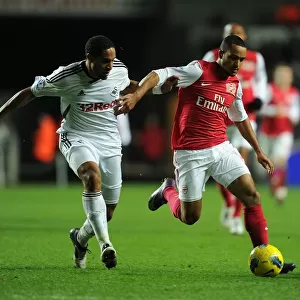 Theo Walcott vs Ashley Williams: Intense Battle in Swansea City vs Arsenal (2011-12)