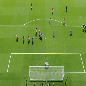 Theo Walcott's Free Kick: Arsenal vs. Chelsea, Premier League 2011-12