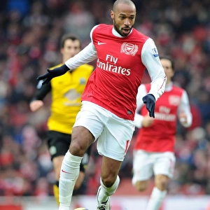 Thierry Henry in Action: Arsenal vs Blackburn Rovers, Premier League 2011-12