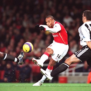 Thierry Henry (Arsenal) Steven Taylor (Newcastle)