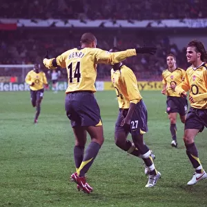 Thierry Henry: Arsenal's Record-Breaking Legend - 186 Goals and Counting: vs. Sparta Prague, UEFA Champions League, 2005 - The Night Henry Surpassed Ian Wright's Goal Record