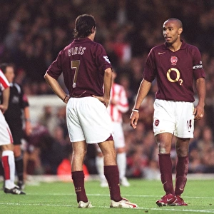 Thierry Henry and Robert Pires (Arsenal). Arsenal 3: 1 Sunderland
