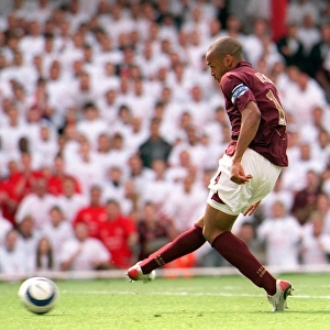 Thierry Henry scores Arsenal 2nd Goal his 1st. Arsenal 4: 2 Wigan Athletic