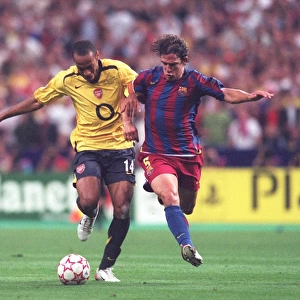 Thierry Henry vs. Carlos Puyol: The Legendary Battle in the 2006 UEFA Champions League Final - Barcelona vs. Arsenal