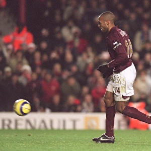 Thierry Henry's Unforgettable Penalty: Arsenal's 4-0 Victory Over Portsmouth, December 28, 2005