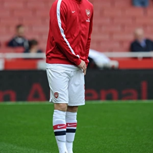 Thomas Vermaelen (Arsenal). Arsenal 4: 1 Norwich City. Barclays Premier League. Emirates Stadium