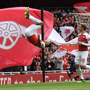 Thrilling Aubameyang Strike: Arsenal's Game-Winning Goal vs Brighton & Hove Albion, Premier League 2018-19