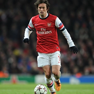 Tomas Rosicky in Action: Arsenal vs Olympique de Marseille, UEFA Champions League (2013)