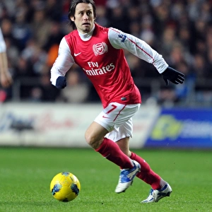 Tomas Rosicky: In Action Against Swansea City, Premier League 2011-12