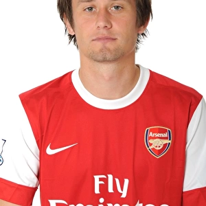 Tomas Rosicky (Arsenal). Arsenal 1st Team Photocall and Membersday. Emirates Stadium