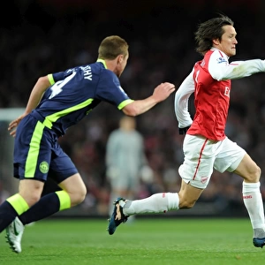 Tomas Rosicky (Arsenal) James McCarthy (Wigan). Arsenal 1: 2 Wigan Athletic