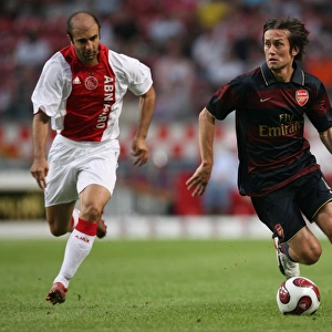 Tomas Rosicky (Arsenal) Kennedy Bakircioglu (Ajax)