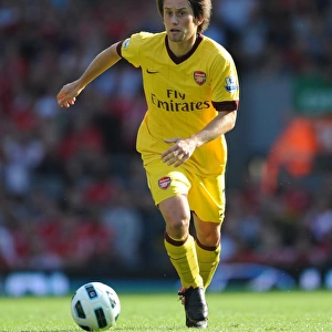 Tomas Rosicky (Arsenal). Liverpool 1: 1 Arsenal, Barclays Premier League