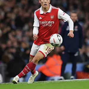 Tomiyasu in Action: Manchester City vs. Arsenal - Emirates FA Cup Fourth Round