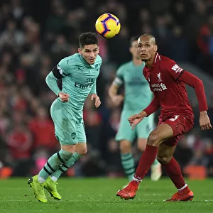 Torreira vs. Fabinho: A Heading Battle at Anfield - Liverpool vs. Arsenal (2018-19)