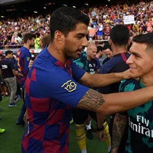 Torreira vs. Suarez: A Star-Studded Clash in FC Barcelona vs. Arsenal Pre-Season Face-Off, 2019