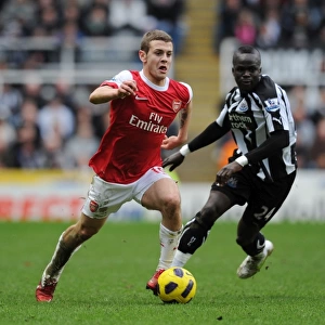 Unforgettable Rivalry: Wilshere vs. Tiote in the Intense 4-4 Draw between Newcastle and Arsenal
