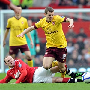Wayne Rooney Fouls Jack Wilshere: Manchester United vs Arsenal, FA Cup Sixth Round, 2010