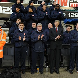 Season 2011-12 Framed Print Collection: Wigan Athletic v Arsenal 2011-12