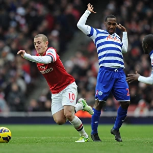 Wilshere Outmaneuvers Hoilett: Arsenal vs. Queens Park Rangers, 2012-13 Premier League