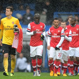 Wojciech Szczesny: Arsenal Goalkeeper's Determined Stride Out to the Pitch vs. Chelsea (2012-13)