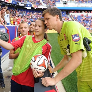 Wojciech Szczesny's Half-Time Selfie: Arsenal vs. New York Red Bulls (2014-15)