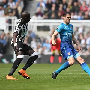 Xhaka vs Diame: Intense Battle in Newcastle United vs Arsenal Premier League Clash
