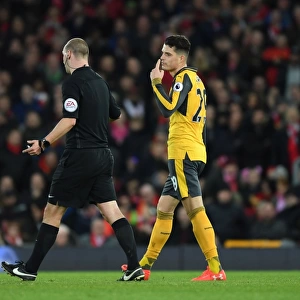 Xhaka's Dispute with Referee Bobby Madley: Liverpool vs. Arsenal, Premier League 2016-17