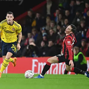 Xhaka's Powerful Surge: Arsenal's FA Cup Victory Over Bournemouth