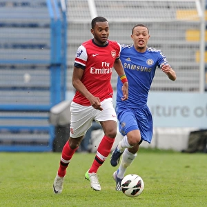 Zak Ansah (Arsenal) Lewis Baker (Chelsea). Arsenal 3: 4 Chelsea. NextGen Series 1 / 2 Final