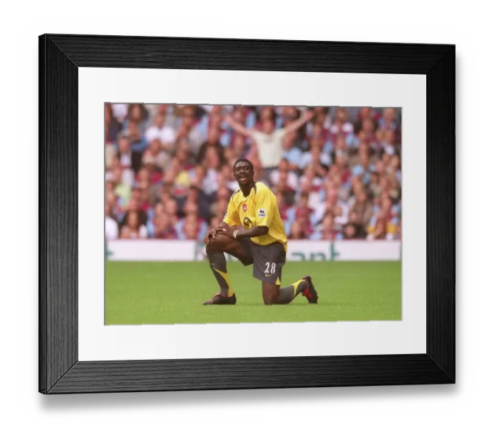 Framed Print : 0-0 Stalemate: Kolo Toure at Upton Park, Arsenal vs. West Ham United, FA Premiership, 2005 Framed Print : 0-0 Stalemate: Kolo Toure at Upton Park, Arsenal vs. West Ham United, FA Premiership, 2005