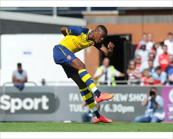 Chuba Akpom (Arsenal). Boreham Wood 0: 2 Arsenal. Pre Season Friendly. Meadow Park