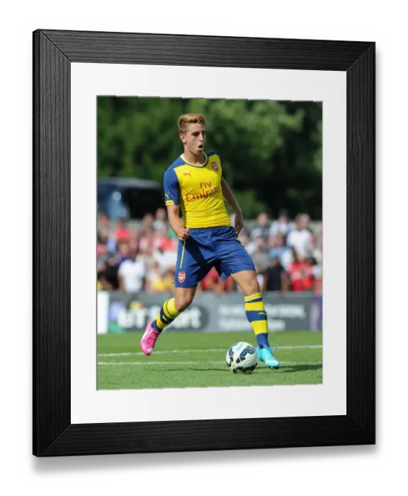 Framed Print : Julio Pleguezuelo in Action: Arsenal's Pre-Season Victory over Boreham Wood Framed Print : Julio Pleguezuelo in Action: Arsenal's Pre-Season Victory over Boreham Wood