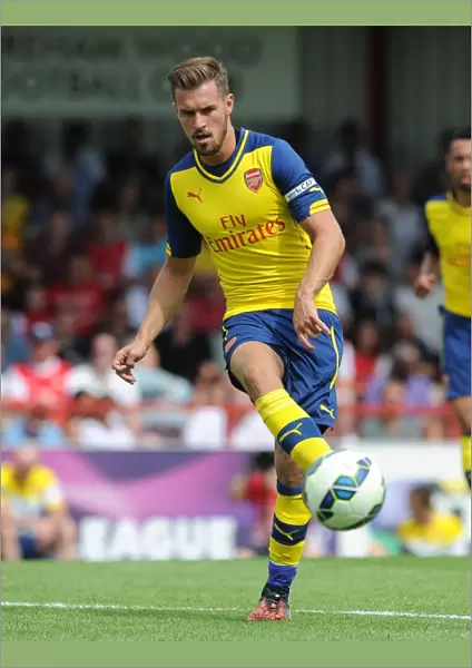 Aaron Ramsey (Arsenal). Boreham Wood 0: 2 Arsenal. Pre Season Friendly. Meadow Park