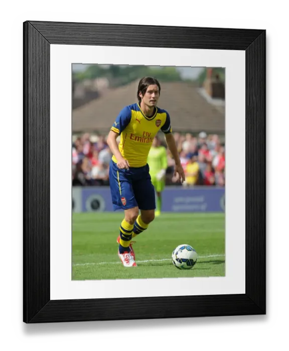 Framed Print : Arsenal's Tomas Rosicky in Pre-Season Action against Boreham Wood Framed Print : Arsenal's Tomas Rosicky in Pre-Season Action against Boreham Wood