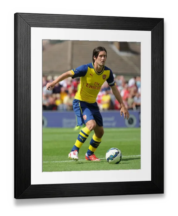 Framed Print : Tomas Rosicky's Brilliant Performance: Arsenal's Pre-Season Victory over Boreham Wood Framed Print : Tomas Rosicky's Brilliant Performance: Arsenal's Pre-Season Victory over Boreham Wood
