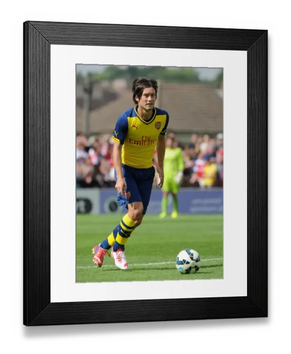 Framed Print : Arsenal's Tomas Rosicky in Pre-Season Action against Boreham Wood