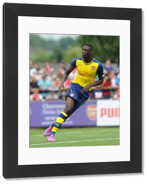 Yaya Sanogo (Arsenal). Boreham Wood 0: 2 Arsenal. Pre Season Friendly. Meadow Park