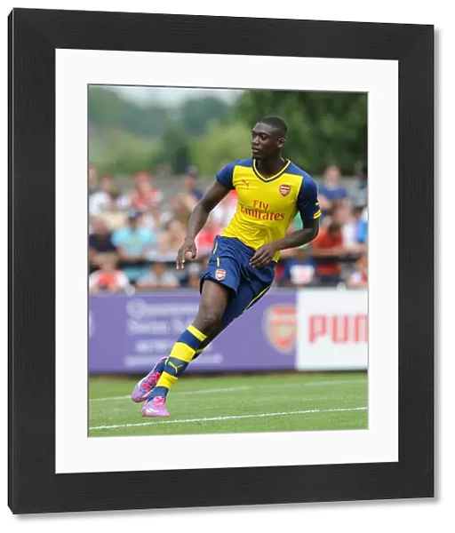 Yaya Sanogo (Arsenal). Boreham Wood 0: 2 Arsenal. Pre Season Friendly. Meadow Park