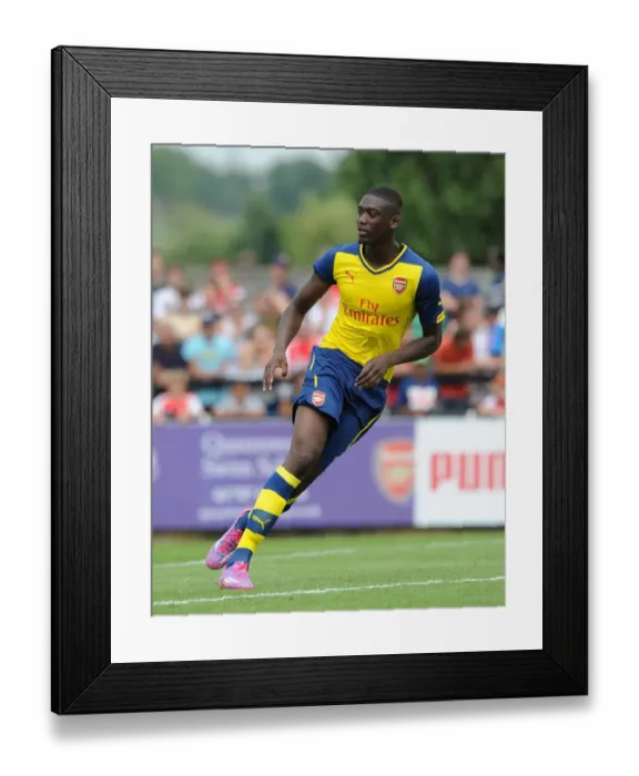 Framed Print : Yaya Sanogo (Arsenal). Boreham Wood 0: 2 Arsenal. Pre Season Friendly. Meadow Park Framed Print : Yaya Sanogo (Arsenal). Boreham Wood 0: 2 Arsenal. Pre Season Friendly. Meadow Park