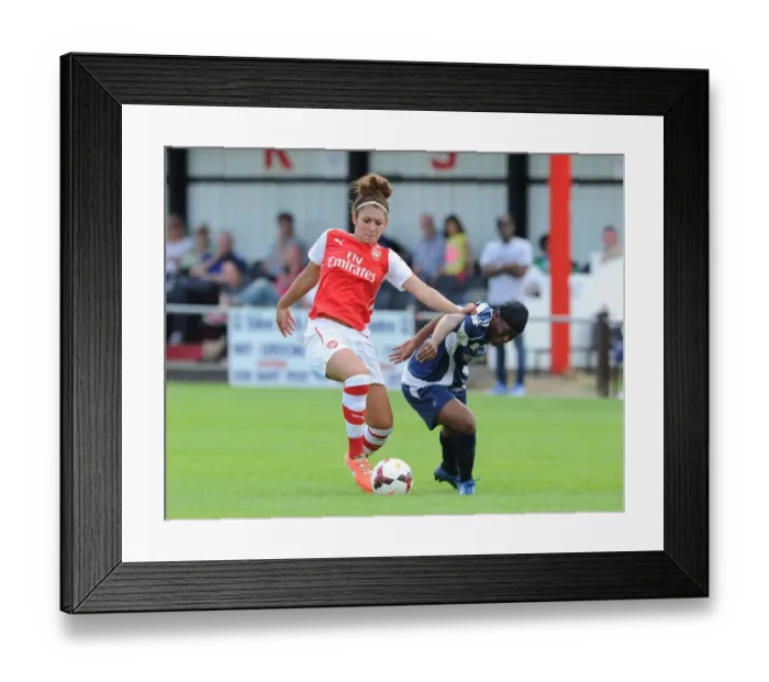 Framed Print : Clash of Talents: Jade Bailey vs. Angela Kiobel in Millwall Lionesses vs. Arsenal Ladies WSL Continental Cup Match Framed Print : Clash of Talents: Jade Bailey vs. Angela Kiobel in Millwall Lionesses vs. Arsenal Ladies WSL Continental Cup Match