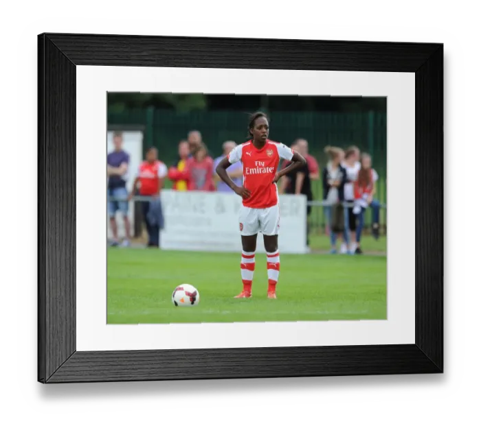 Framed Print : Danielle Carter in Action: Millwall Lionesses vs. Arsenal Ladies, WSL Continental Cup