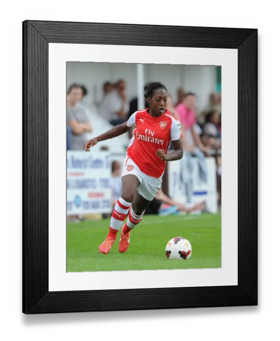 Framed Print : Danielle Carter in Action: Arsenal Ladies vs. Millwall Lionesses - WSL Cup