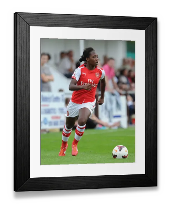 Framed Print : Danielle Carter in Action: Arsenal Ladies vs. Millwall Lionesses - WSL Cup