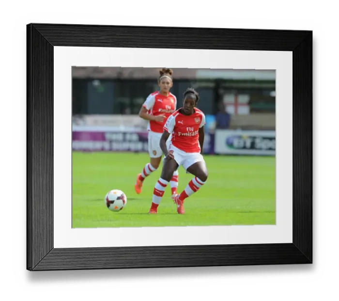 Framed Print : Danielle Carter in Action: Arsenal Ladies vs. Millwall Lionesses - WSL Cup