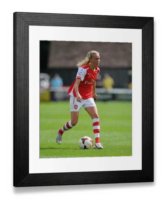Framed Print : Turid Knaak: In Action for Arsenal Ladies against Millwall Lionesses